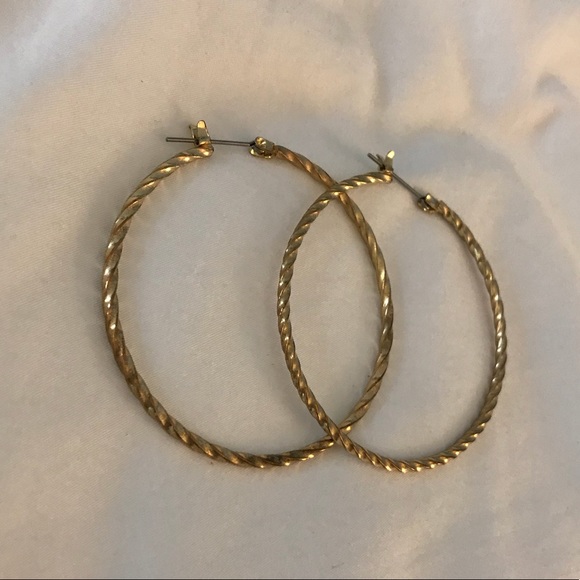 Gold Hoop Earrings! - Picture 2 of 2